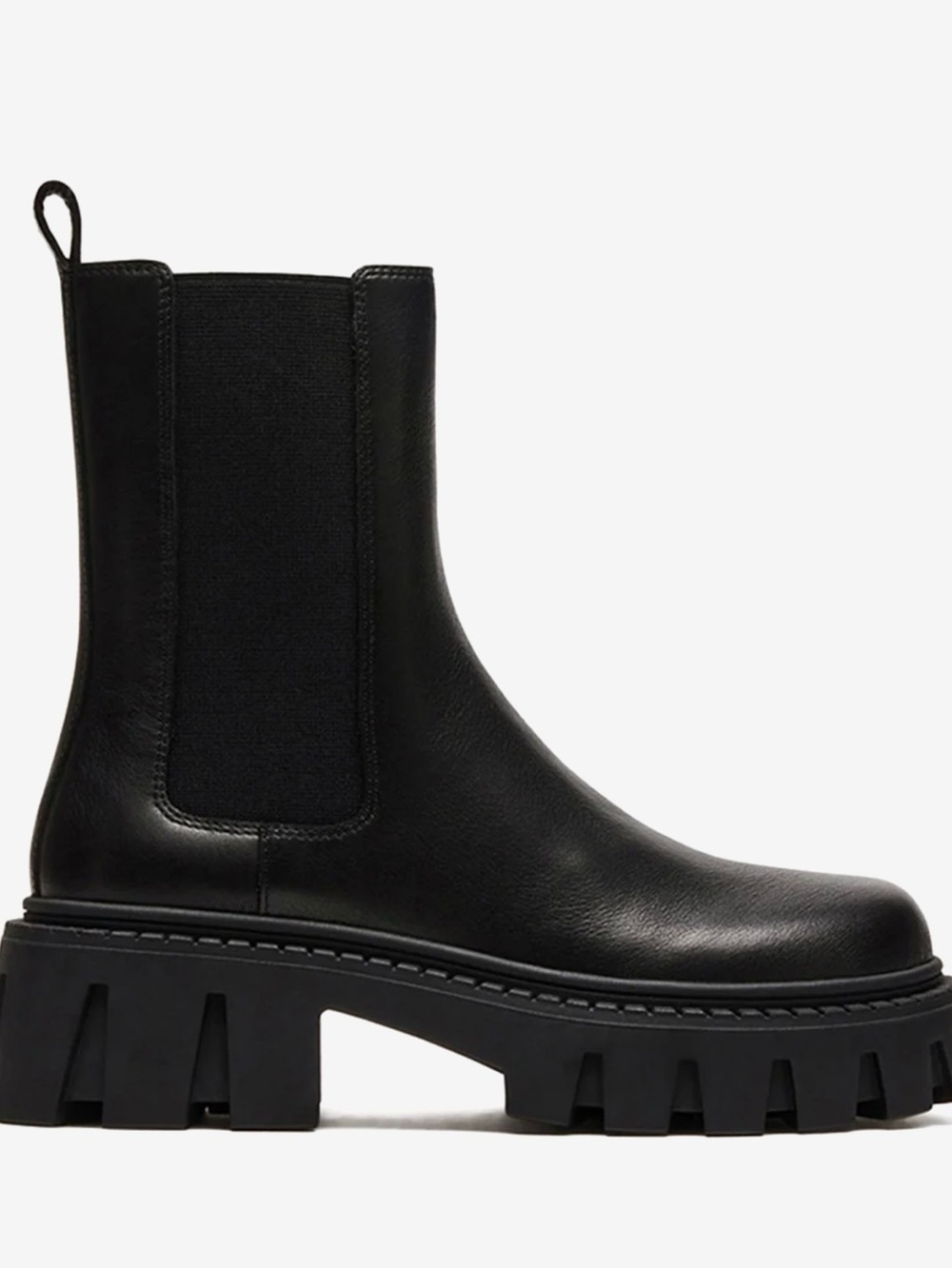 Steve Madden Black Chunky Lug Chelsea Boot